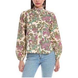Love the label women’s cotton Nicola top in brandywine size XS NWT